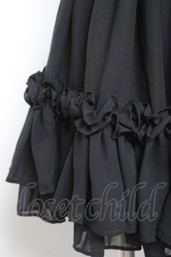 画像3: Na+H / hmフリルスカート  黒 Y-26-01-20-137-PU-SK-SZ-ZI