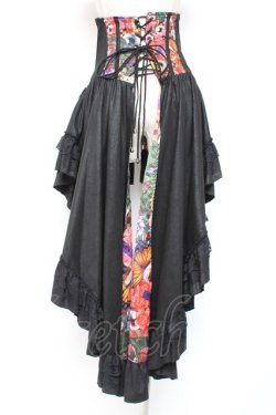 画像3: Qutie Frash / コルセットスカート  黒×赤 Y-26-01-20-139-QU-SK-SZ-ZI