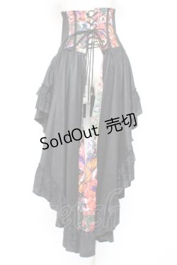 画像3: Qutie Frash / コルセットスカート  黒×赤 Y-26-01-20-139-QU-SK-SZ-ZI