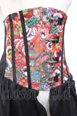 画像5: Qutie Frash / コルセットスカート  黒×赤 Y-26-01-20-139-QU-SK-SZ-ZI