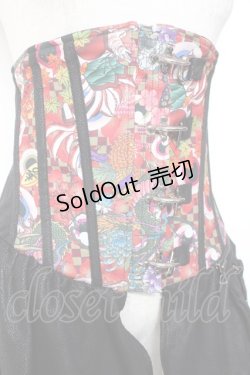 画像5: Qutie Frash / コルセットスカート  黒×赤 Y-26-01-20-139-QU-SK-SZ-ZI