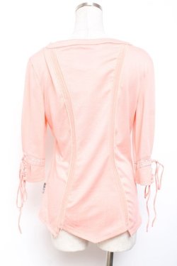 画像2: OZZ ANGELO / プリントトップス  ピンク Y-26-01-20-016-OO-TO-SZ-ZY