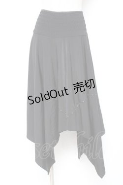 画像1: Ozz On / イレヘムスカート  黒 Y-26-01-20-141-OO-SK-SZ-ZS