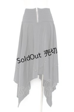 画像2: Ozz On / イレヘムスカート  黒 Y-26-01-20-141-OO-SK-SZ-ZS