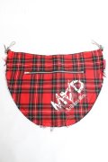 MAD / Gチェックフラップ - 赤 Y-26-01-20-144-PU-ZA-SZ-ZI