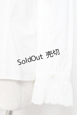 画像3: Leur Getter / コットンボイルボウタイ付ブラウス  白 Y-26-01-20-002-LU-BL-SZ-ZY