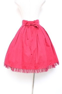 画像3: metamorphose / CL フラワーバスケット刺繍スカート  赤 Y-26-01-20-149-ME-SK-SZ-ZY