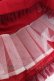 画像7: metamorphose / CL フラワーバスケット刺繍スカート  赤 Y-26-01-20-149-ME-SK-SZ-ZY (7)