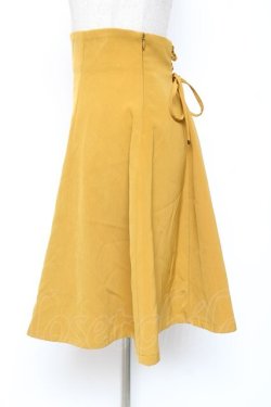 画像2: Fi.n.t / バックレースアップフレアースカート F イエロー Y-26-01-20-151-CA-SK-SZ-ZI