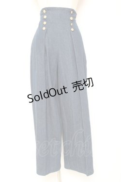 画像1: an another angelus / ゴールドダブル釦デニムマリンパンツ F インディゴ Y-26-01-20-154-CA-PA-SZ-ZI