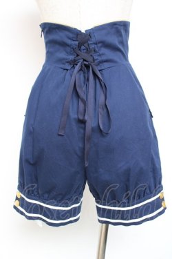 画像3: metamorphose / セーラーハイウエストパンツ  紺 Y-26-01-20-159-ME-PA-SZ-ZI