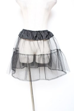 画像1: Victorian maiden /パニエスカート  黒 Y-26-01-20-160-CL-SK-AS-ZI