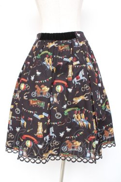 画像2: Jane Marple / Circus townボックスタックス M 黒 Y-26-01-20-161-JM-SK-SZ-ZI