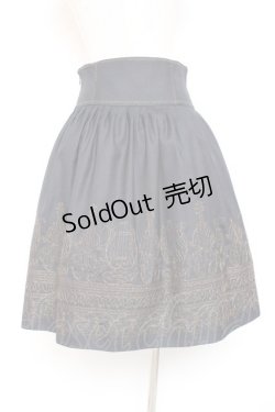 画像2: Jane Marple / holy strings embroideryスカート M 紺 Y-26-01-20-162-JM-SK-AS-ZY