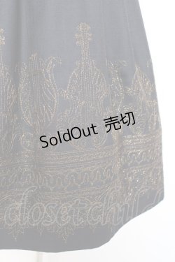 画像3: Jane Marple / holy strings embroideryスカート M 紺 Y-26-01-20-162-JM-SK-AS-ZY