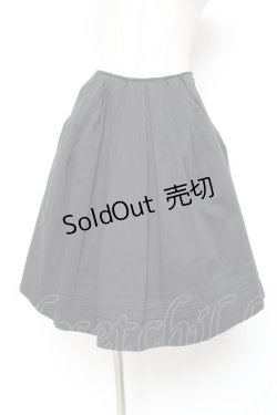 画像1: Victorian maiden / タックスカート  黒 Y-26-01-20-164-CL-SK-SZ-ZY