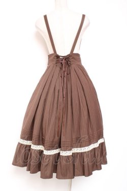 画像3: Amavel / コルセット風サススカート  ブラウン Y-26-01-20-167-CA-SK-SZ-ZS