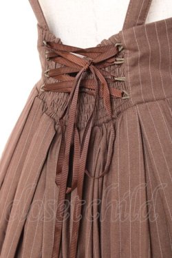 画像4: Amavel / コルセット風サススカート  ブラウン Y-26-01-20-167-CA-SK-SZ-ZS