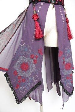 画像5: Ozz oneste / 百鬼夜行コルセットスカート  パープル Y-26-01-20-169-OO-SK-SZ-ZS