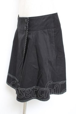 画像2: CHOICE / ドットライン巻きスカート  黒 Y-26-01-20-170-PU-SK-SZ-ZI