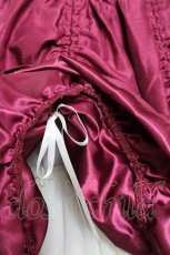 画像6: ATELIER PIERROT / バッスルコルセットワンピース  ワイン×ホワイト Y-26-01-20-172-EL-OP-SZ-ZI (6)