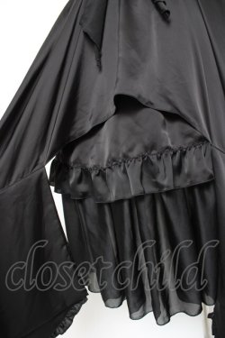 画像5: MARBLE / バッスルリボン付きコルセット風巻きスカート  黒 Y-26-01-20-173-GO-SK-SZ-ZI