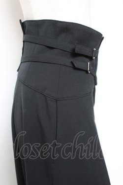 画像4: Moi-meme-Moitie / ハイウエストベルトパンツ(2005) 2 ブラック Y-26-01-20-174-MO-PA-SZ-ZI