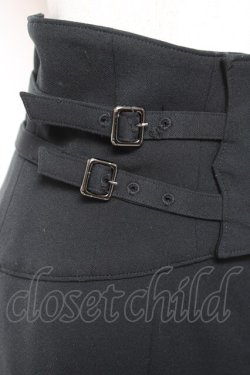 画像5: Moi-meme-Moitie / ハイウエストベルトパンツ(2005) 2 ブラック Y-26-01-20-174-MO-PA-SZ-ZI