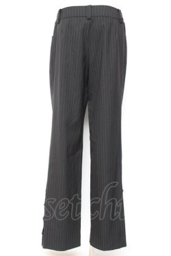 画像2: Moi-meme-Moitie / ストライプパンツ 2 黒 Y-26-01-20-175-MO-PA-SZ-ZI