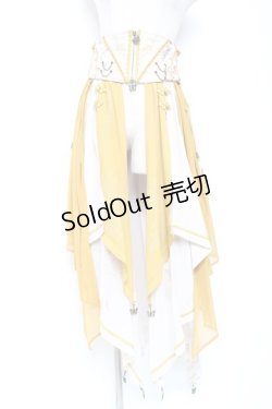 画像1: Ozz oneste / 蝶舞秋園コルセット  イエロー Y-26-01-20-180-OO-SK-SZ-ZS