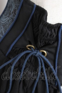 画像4: Ozz oneste / 袴デザインスカート  黒×紺 Y-26-01-20-182-OO-PA-SZ-ZS