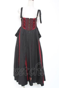 画像1: Ozz oneste / 舞華咲ロングプリーツスカート  黒 Y-26-01-20-183-OO-SK-SZ-ZS