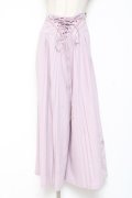 Rozen Kavalier / プリーツ袴ワイドパンツ  ピンク Y-26-01-20-195-OO-PA-SZ-ZS