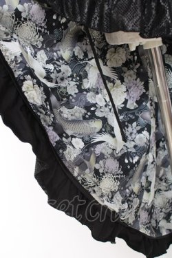 画像5: Qutie Frash / 和柄コルセットスカート  黒 Y-26-01-20-196-QU-SK-AS-ZY