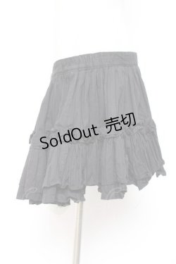 画像2: Na+H / フリルスカート  黒 Y-26-01-20-198-PU-SK-SZ-ZI