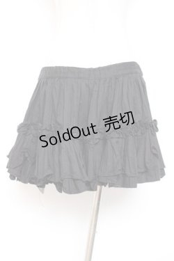 画像3: Na+H / フリルスカート  黒 Y-26-01-20-198-PU-SK-SZ-ZI