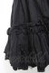 画像4: Na+H / フリルスカート  黒 Y-26-01-20-198-PU-SK-SZ-ZI (4)