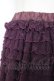 画像4: ATELIER PIERROT / ロングフリルスカート  パープル Y-26-01-20-199-EL-SK-SZ-ZI (4)