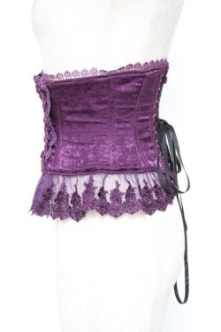 画像2: ATELIER PIERROT / Frill Short Corset コルセット  パープル Y-26-01-20-200-EL-TO-SZ-ZI