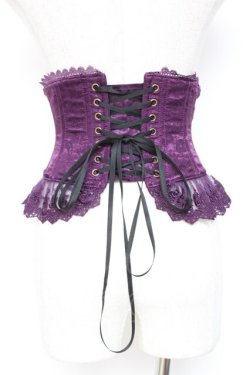 画像3: ATELIER PIERROT / Frill Short Corset コルセット  パープル Y-26-01-20-200-EL-TO-SZ-ZI