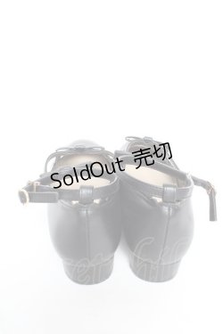 画像3: m petit by misako / AMリボンストラップパンプス LL 中黒 Y-26-01-22-043-LO-SH-SZ-ZY