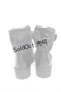 画像3: m petit by misako / AMNIFFレースUPブーツ M 濃黒 Y-26-01-22-044-LO-SH-SZ-ZY