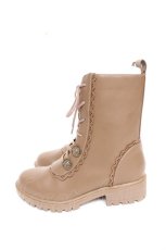 画像2: axes femme / ナポレオンレースアップブーツ ｍ ベージュ Y-26-01-22-045-AX-SH-SZ-ZTK035 (2)