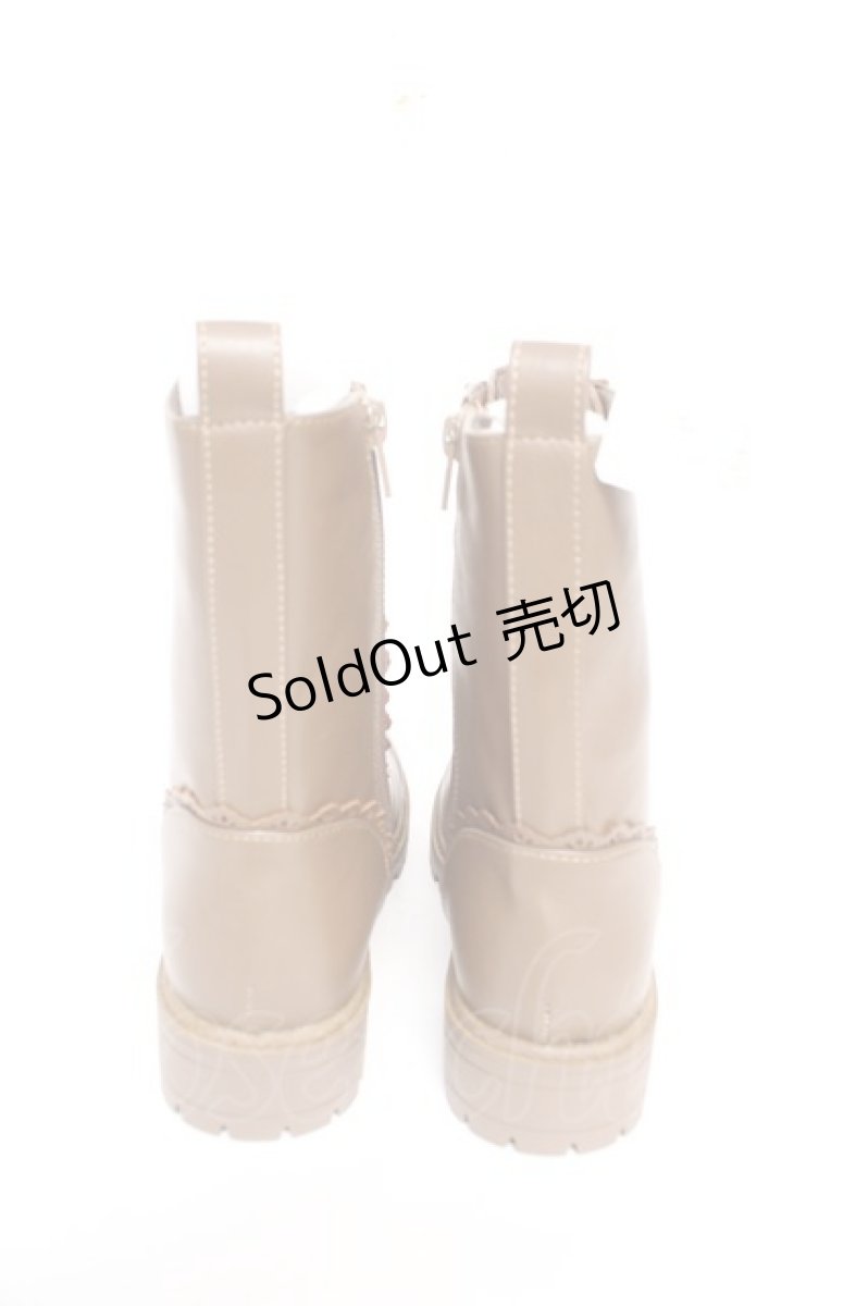 画像3: axes femme / ナポレオンレースアップブーツ ｍ ベージュ Y-26-01-22-045-AX-SH-SZ-ZTK035 (3)