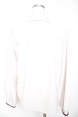 画像2: axes femme / ショートタイセットブラウス  グレー Y-26-01-22-048-AX-BL-SZ-ZY