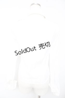 画像2: BPN / ストライプブラウス M 白 Y-26-01-22-049-GO-BL-SZ-ZY