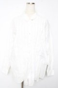 INGEBORG / フリルロングブラウス F 白 Y-26-01-22-050-LO-BL-SZ-ZY