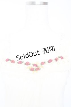 画像3: axes femme / ローズ×パールタンク  生成り Y-26-01-22-052-AX-TO-SZ-ZY