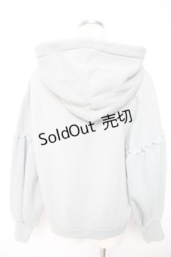 画像2: axes femme POETIQUE / ラビットプリントフリルパーカー  ミント Y-26-01-22-069-AX-TO-SZ-ZY