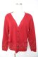 画像1: Fi.n.t / Vネックミドル丈カーディガン  赤 Y-26-01-22-078-CA-TO-SZ-ZY (1)